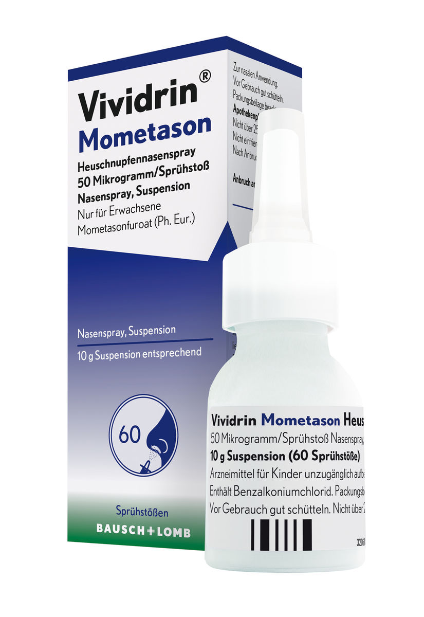 VIVIDRIN Mometason Heuschn.Nspr.50g/Sp. 60SprSt.