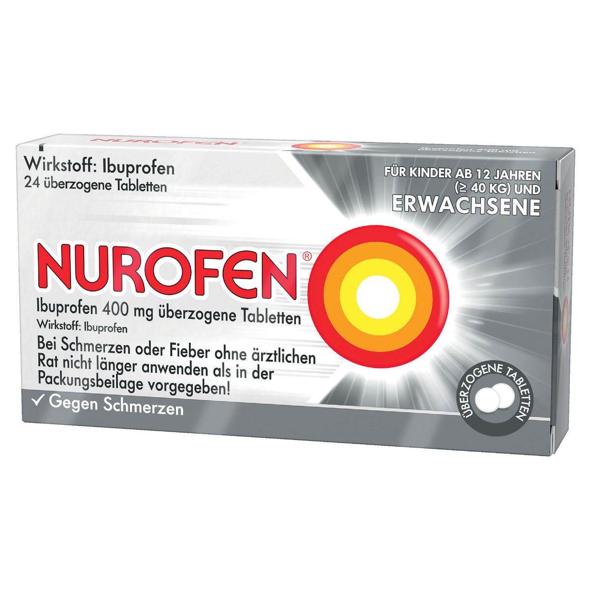 NUROFEN Ibuprofen 400 mg berzogene Tabletten
