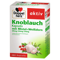 DOPPELHERZ Knobl.Kap.m.Mistel+Weidorn 60/24/54 mg
