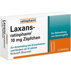 LAXANS-ratiopharm 10 mg Zpfchen