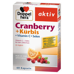 DOPPELHERZ Cranberry+Krbis Kapseln