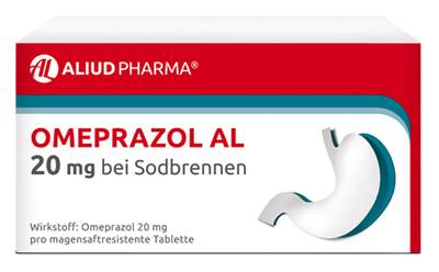 OMEPRAZOL AL 20 mg b.Sodbr.magensaftres.Tabletten